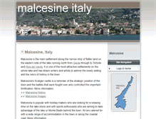 Tablet Screenshot of malcesineitaly.com